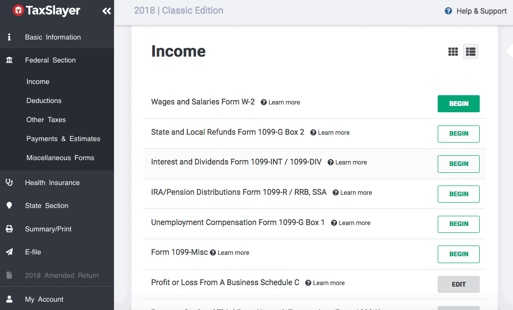 taxslayer review screenshot