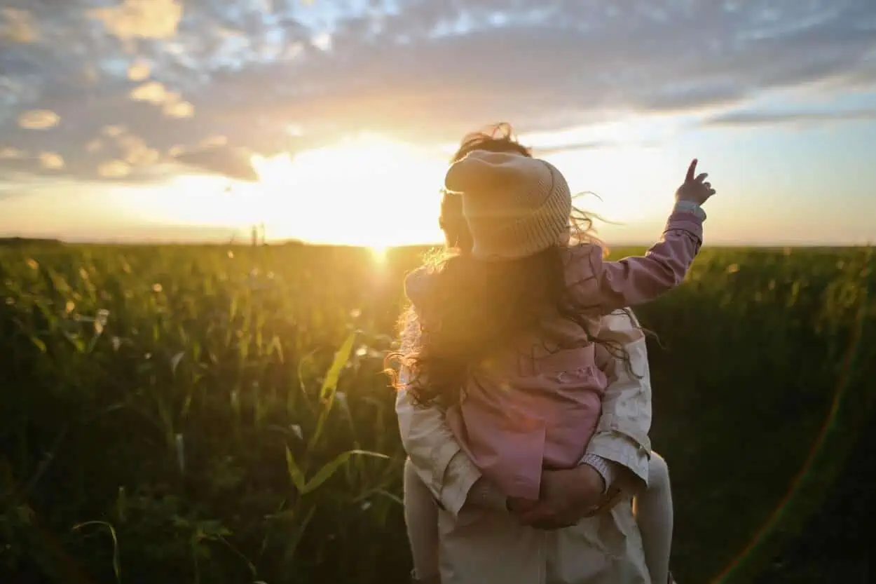 ethos life insurance parent and child sunset