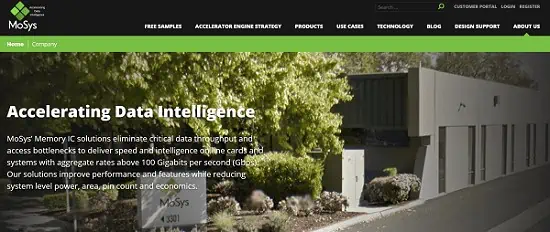 mosys home page