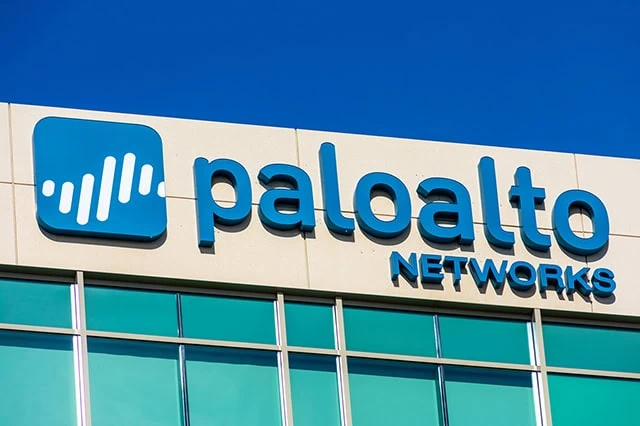 Young and the Invested's Favorite Tech Stocks for the Rest of 2025 6 the palo alto networks logo on the side of a building.